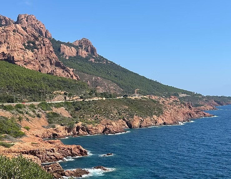 French Riviera coastline during a private Provence wine vacation