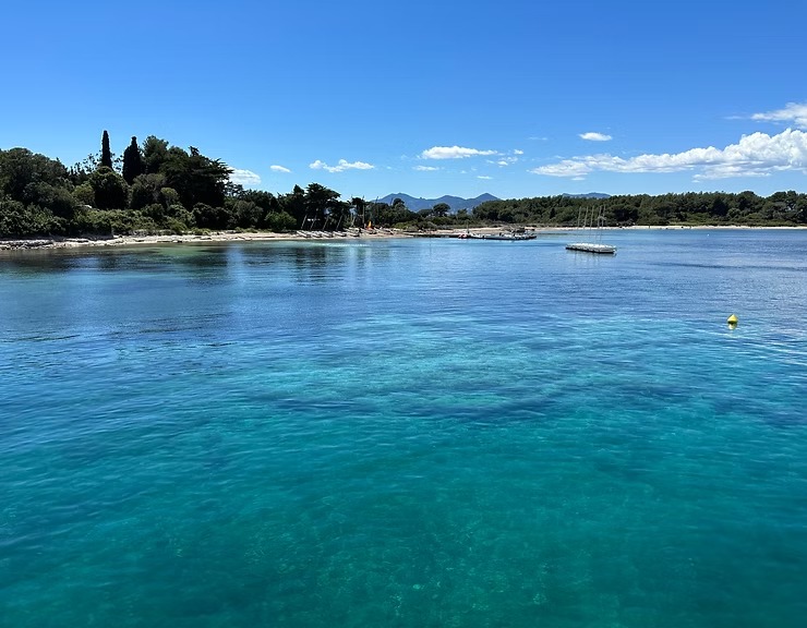 Cannes and Lérins Islands seascape on the French Riviera