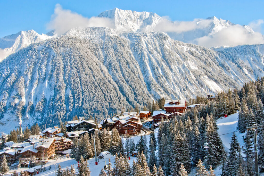 Courchevel 1850 Three Valleys Ski Resort French Alps France