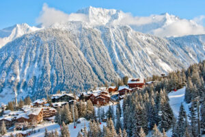 Courchevel 1850 Three Valleys Ski Resort French Alps France