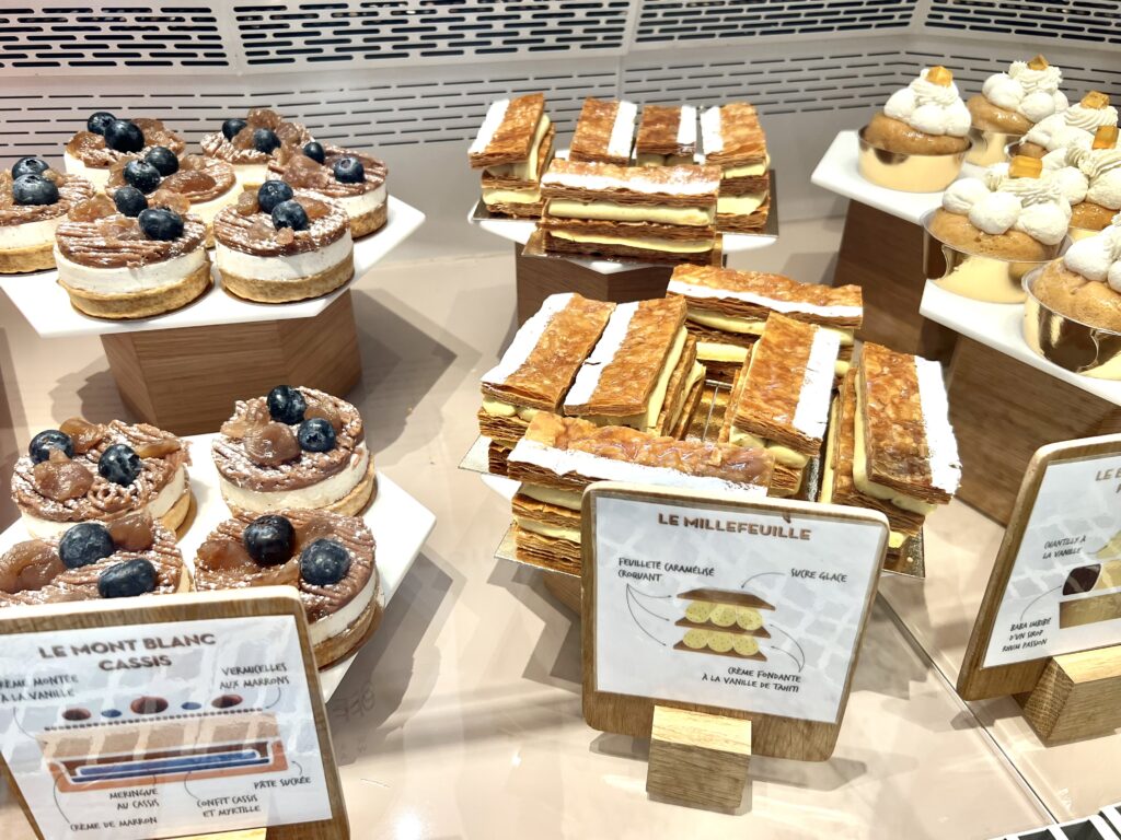 French delicacies at Grand Marché - St Germain des Prés